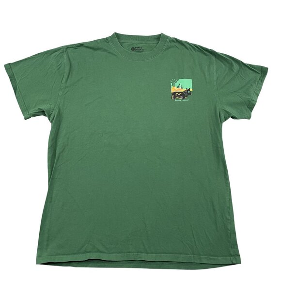 Parks Project Yellowstone T-Shirt Mens XL Green National Park Tee - Picture 2 of 6